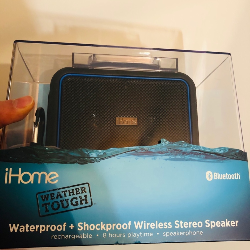 Brand new ihome waterproof and shockproof speaker